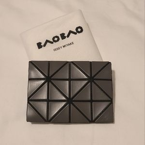 NWOT Bao Bao Issey Miyake Card Case - Charcoal Grey